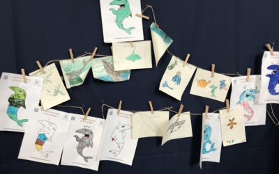 Les œuvres d’art des enfants au salon de la plongée 2022