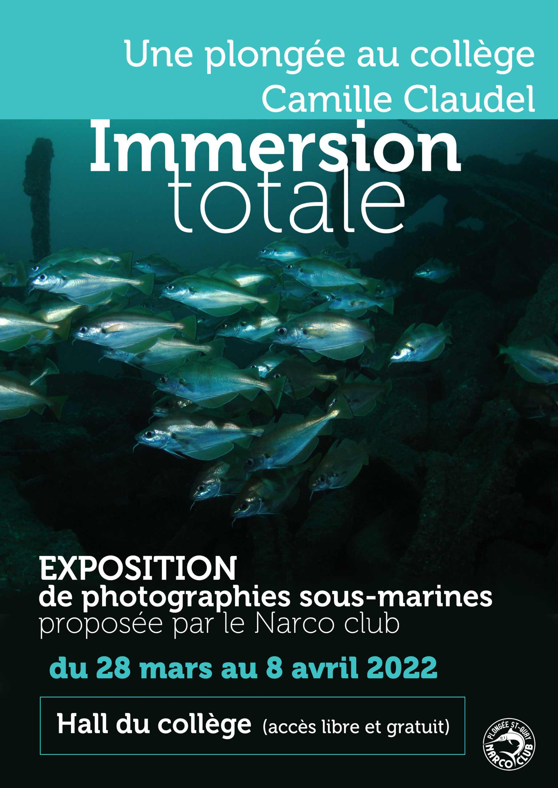 affiche expo immersion totale
